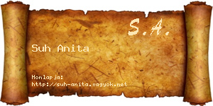 Suh Anita névjegykártya