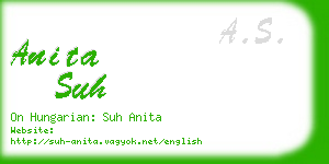 anita suh business card
